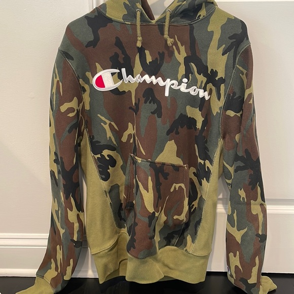 Champion Hoodie Camo - Picture 1 of 3